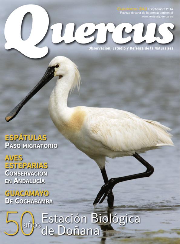 Portada Quercus nº 343 / Septiembre 2014