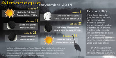 Almanaque Noviembre