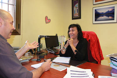 Un momento de la entrevista concedida por Asunción Ruiz a Quercus (foto: Agustín Carretero / SEO BirdLife).