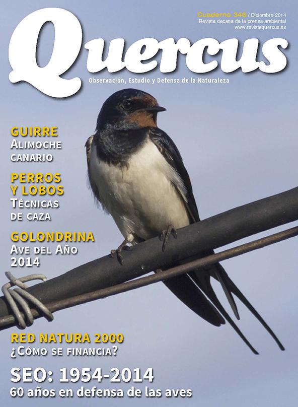 Portada Quercus nº 346 / Diciembre 2014