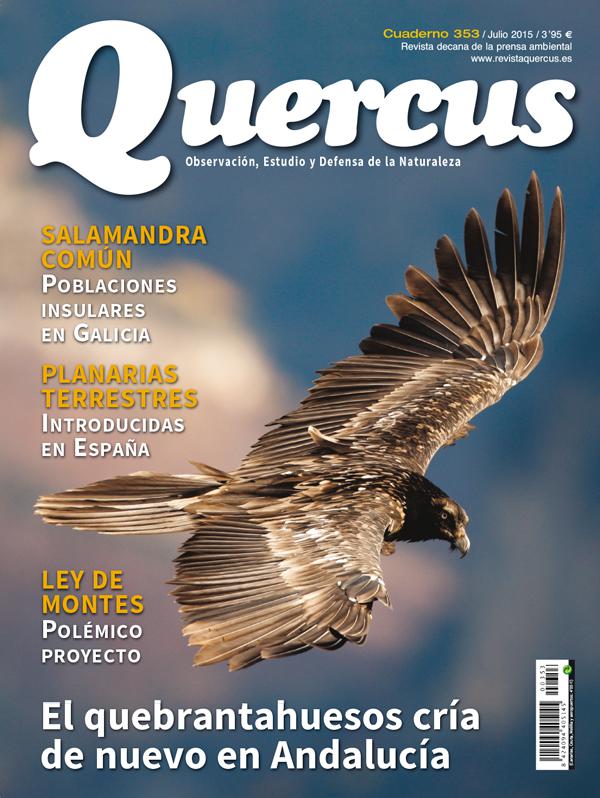 Portada Quercus nº 353 / Julio 2015