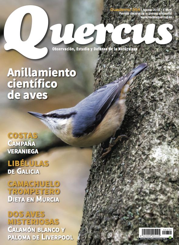 Portada Quercus nº 354 / Agosto 2015