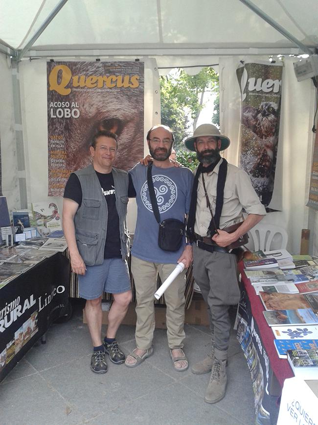 Buen ambiente el que se respiraba en el stand de Quercus en la MADbird Fair (foto: José Antonio Montero).