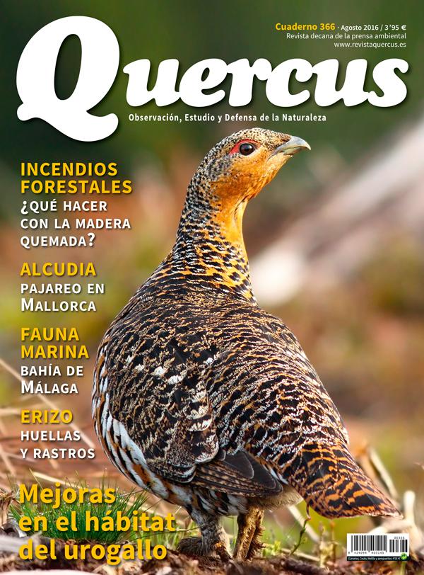 Portada Quercus nº 366 / Agosto 2016