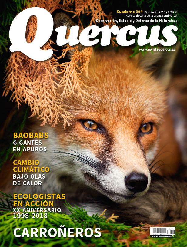 Portada Quercus nº 394 / Diciembre 2018