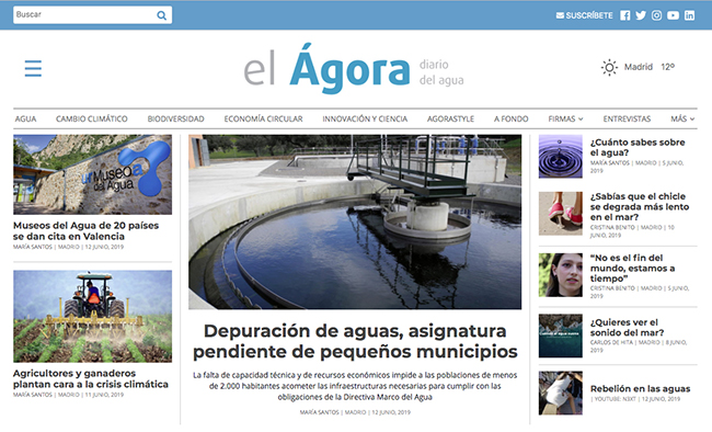 Nace un diario digital dedicado al agua y al medio ambiente