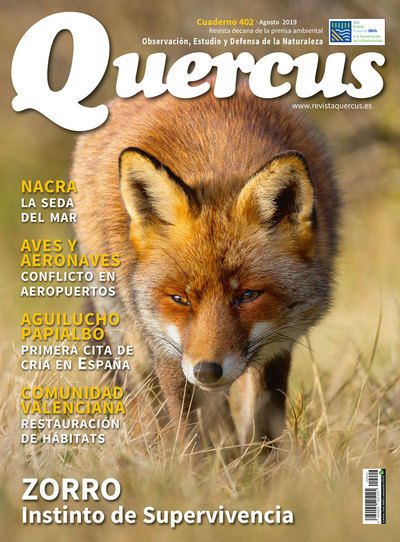 Portada Quercus nº 402 / Agosto 2019