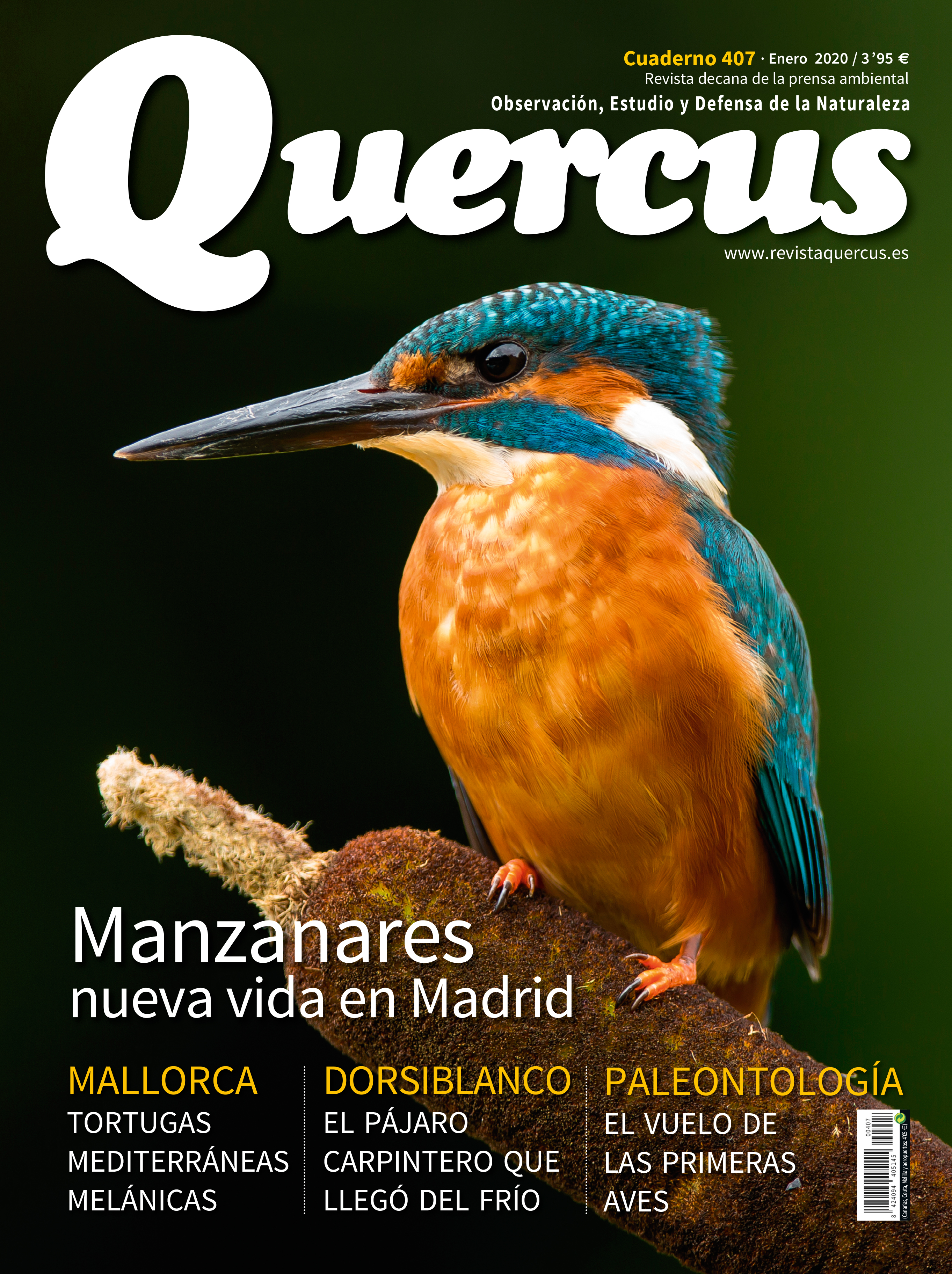 Portada Quercus nº 407 / Enero 2020 | Revista Quercus