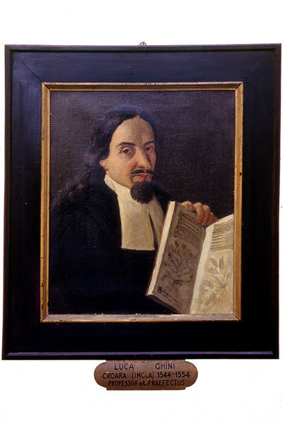 Retrato de Luca Ghini, botánico italiano que puede considerarse el inventor de los herbarios (foto: Francesco Roma-Marzio).

