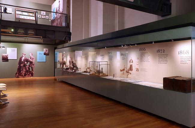 Sector de la exposición sobre los pioneros de Doñana en el Museo Nacional de Ciencias Naturales (foto: MNCN).