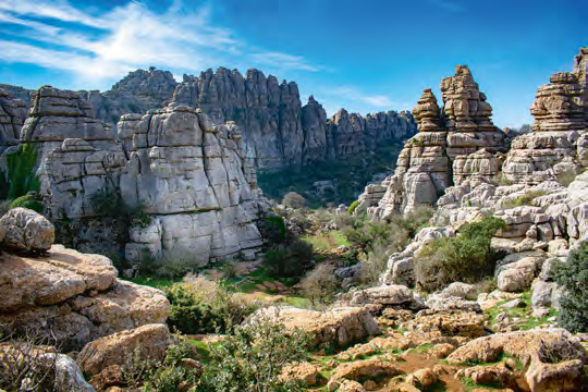 Panorámica del Torcal de Antequera, en la provincia de Málaga (foto: josehidalgo87 / Adobe Stock).