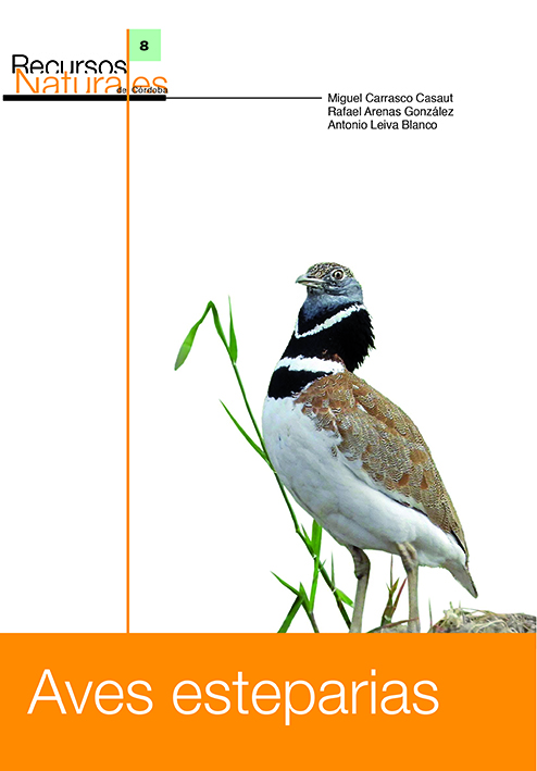 Portada del libro "Aves esteparias".