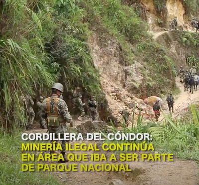 Captura de pantalla del vídeo difundido por Mongabay Latam.