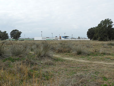 Edificaciones de la academia de fútbol construida en la zona de El Arraijanal, en el municipio de Málaga (foto: Óscar Gavira).