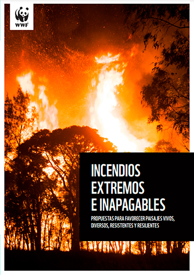 Portada del informe "Incendios extremos e inapagables".