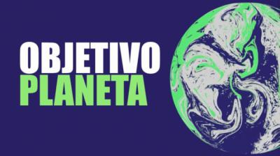 Logotipo del programa “Objetivo Planeta”.