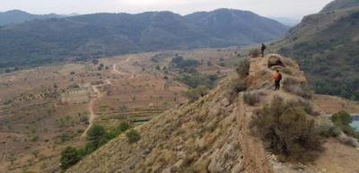 Vista de la cuenca principal de la finca Castillo de Chuecos (Águilas, Región de Murcia). Foto: Ecomed.