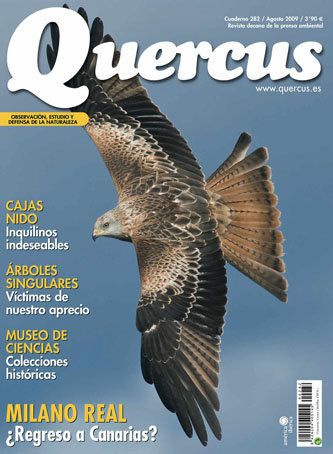 Portada Quercus nº 282 / Agosto 2009