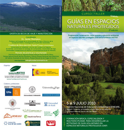 Curso-Taller Gratuito / Guías en Espacios Naturales Protegidos / 2ª Edición