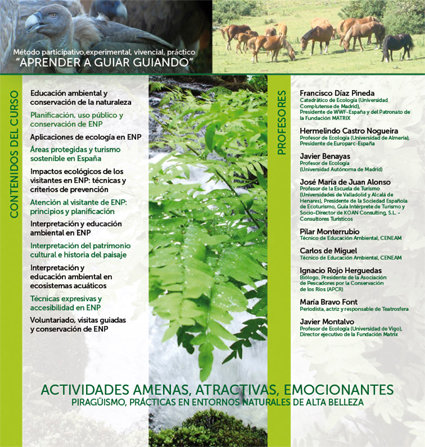 Curso-Taller Gratuito / Guías en Espacios Naturales Protegidos / 2ª Edición