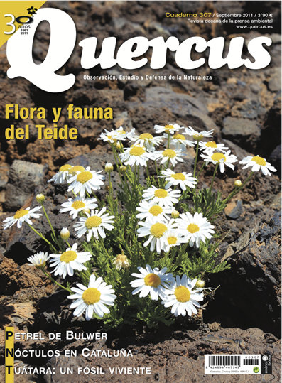 Portada Quercus nº 307 / Septiembre 2011  